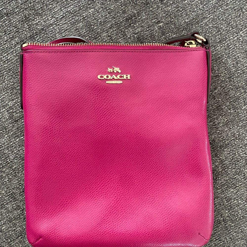 Coach Fuchsia Crossbody Bag